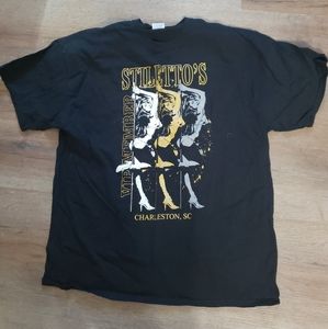 COPY - Stilettos strip club size XL VIP member shirt Charleston SC
